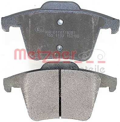 METZGER 1170142 Bremsbelagsatz, Scheibenbremse
